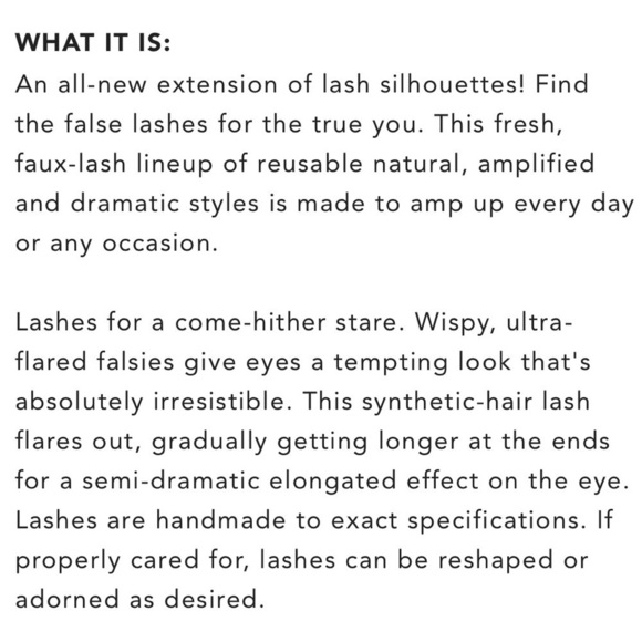 M·A·C Cosmetics Seductress Lash 82 | NEW | Lashes MAC 82 Lash | Wispy - Picture 4 of 8